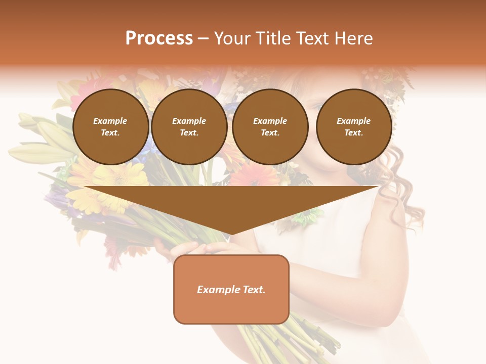 On White Gift Box Face PowerPoint Template