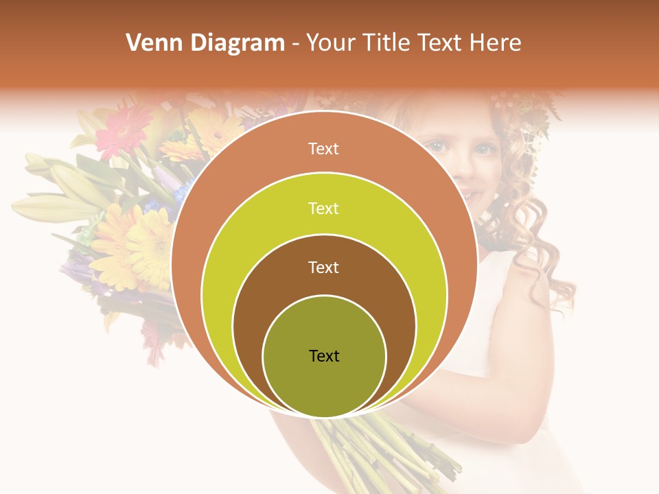 On White Gift Box Face PowerPoint Template