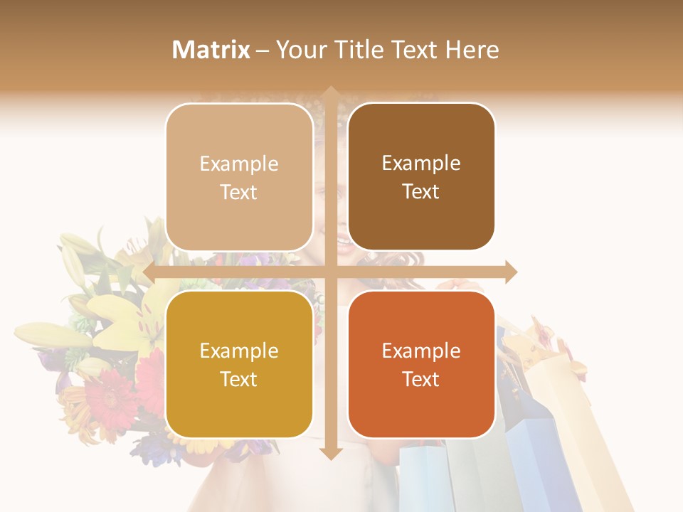 Girl Beautiful Fashion PowerPoint Template