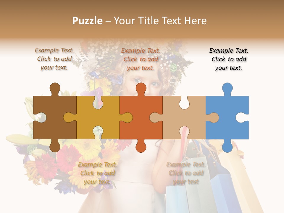 Girl Beautiful Fashion PowerPoint Template