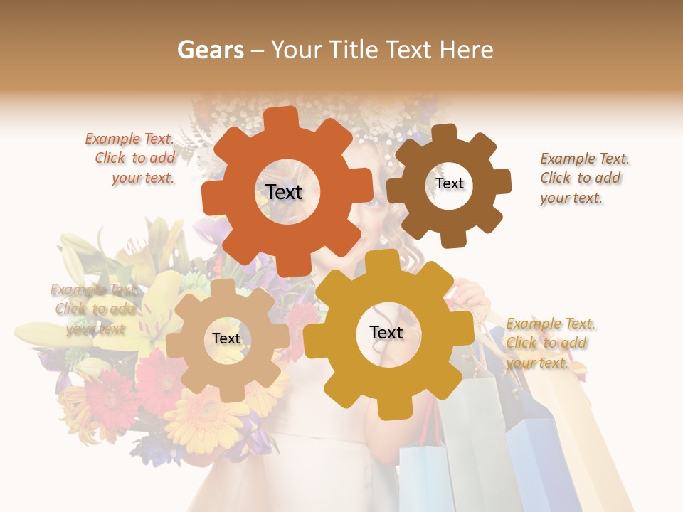 Girl Beautiful Fashion PowerPoint Template