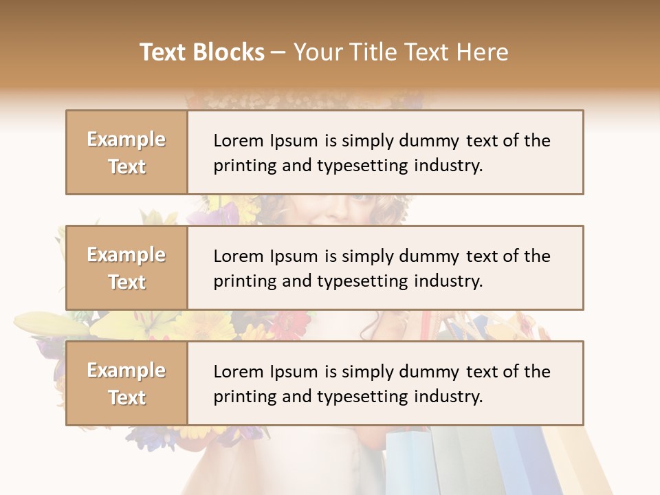 Girl Beautiful Fashion PowerPoint Template