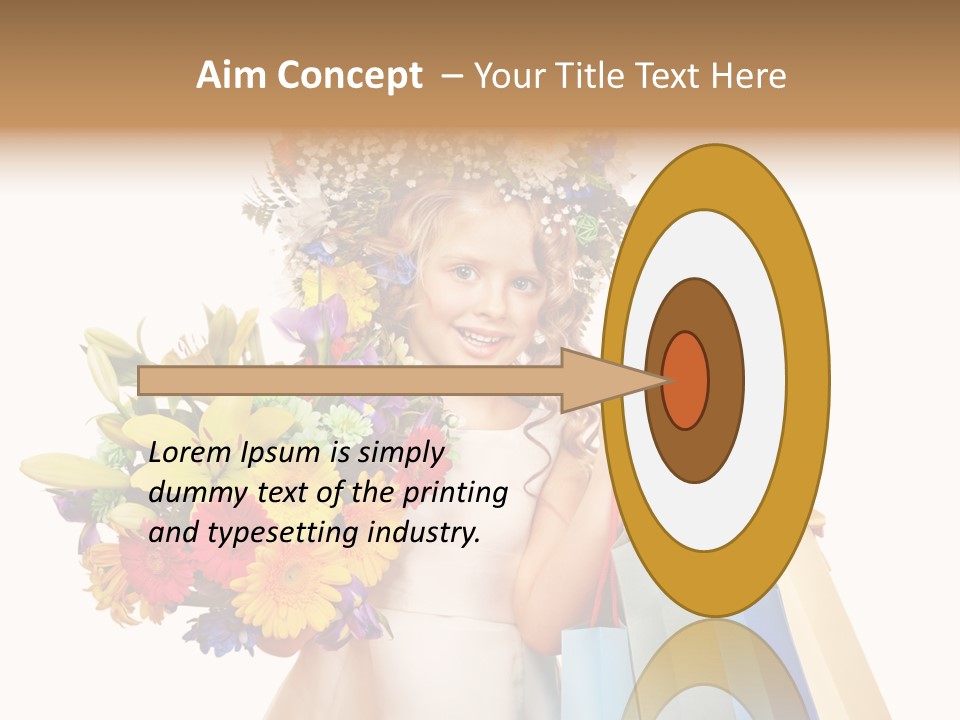 Girl Beautiful Fashion PowerPoint Template