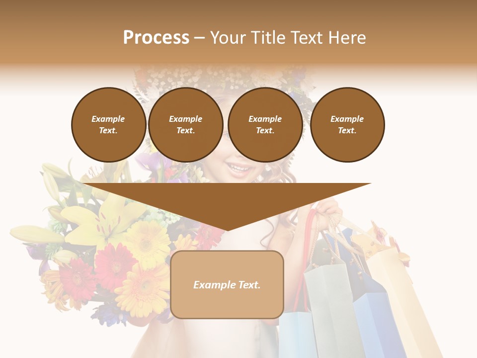 Girl Beautiful Fashion PowerPoint Template