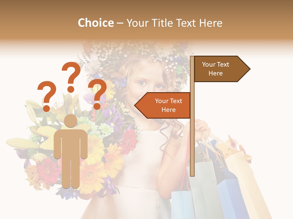 Girl Beautiful Fashion PowerPoint Template