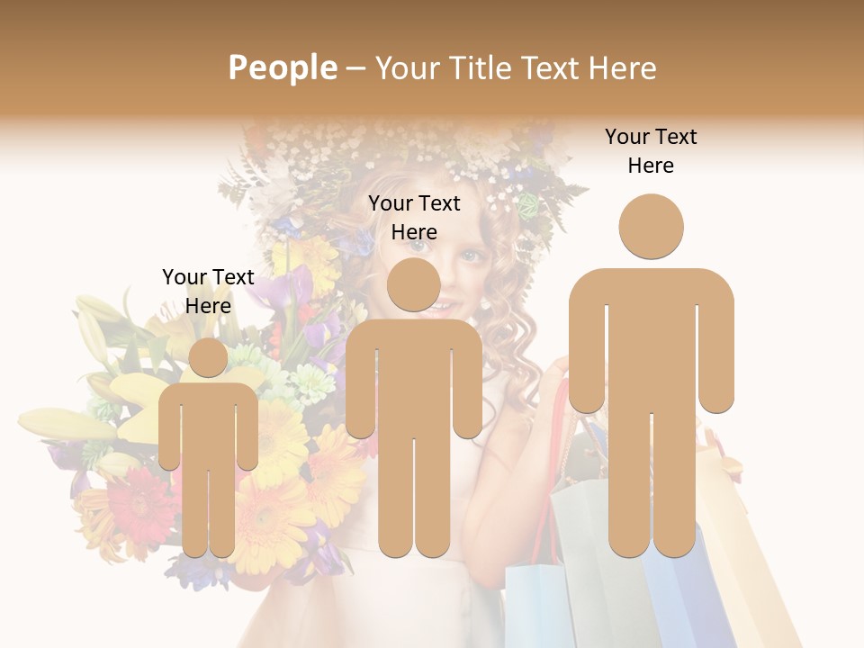 Girl Beautiful Fashion PowerPoint Template