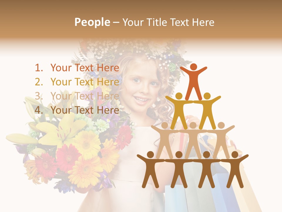 Girl Beautiful Fashion PowerPoint Template