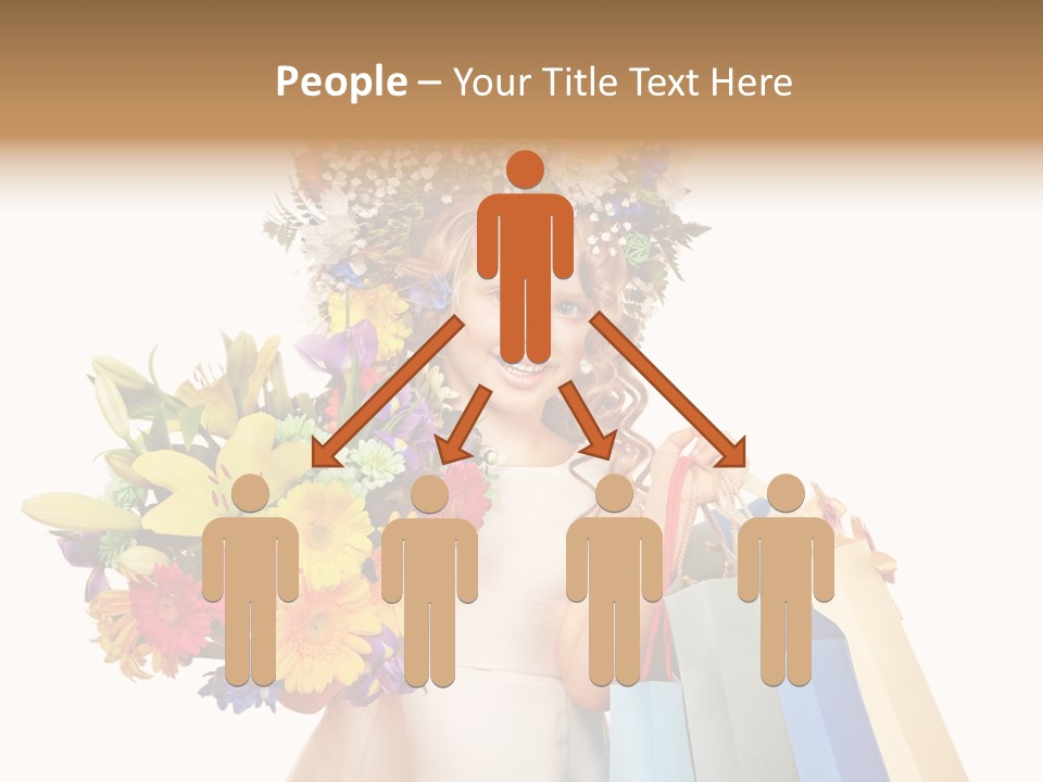 Girl Beautiful Fashion PowerPoint Template