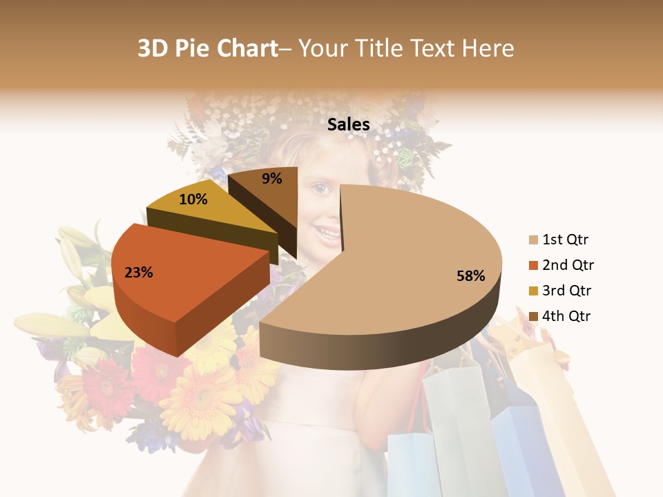 Girl Beautiful Fashion PowerPoint Template