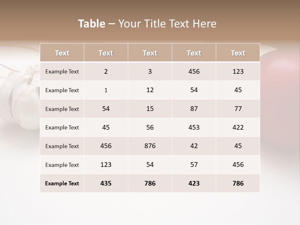 Chilies Basilikum Gew PowerPoint Template