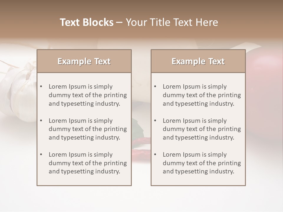 Chilies Basilikum Gew PowerPoint Template