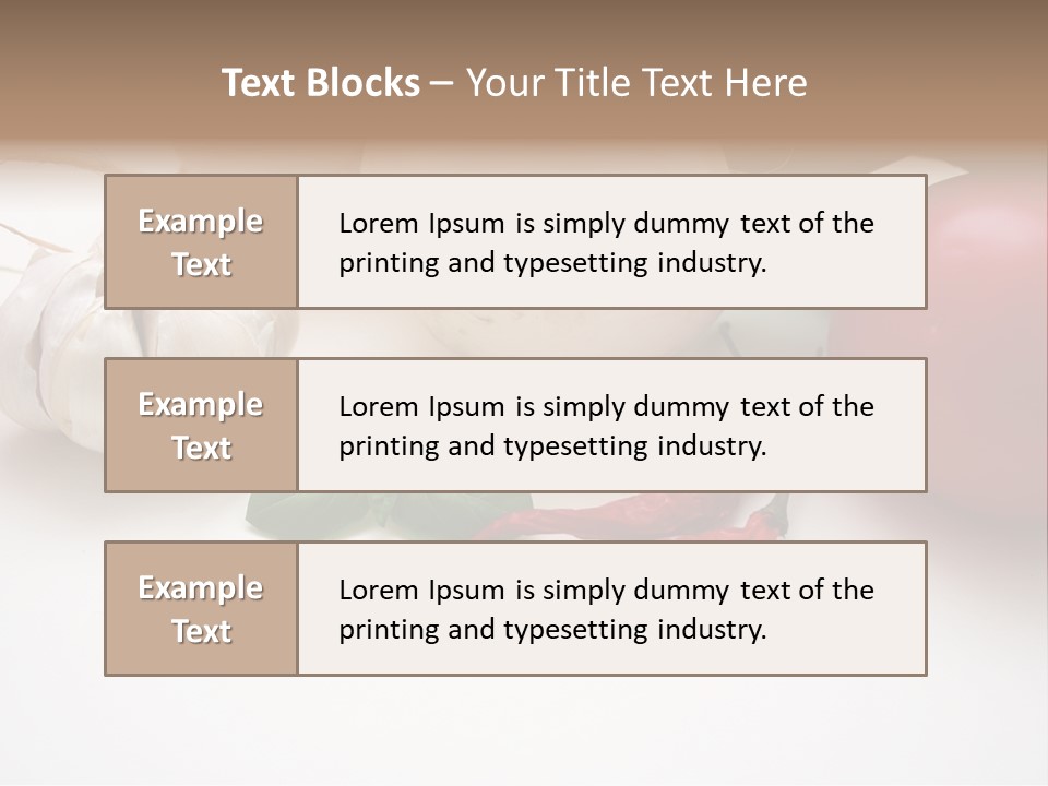 Chilies Basilikum Gew PowerPoint Template