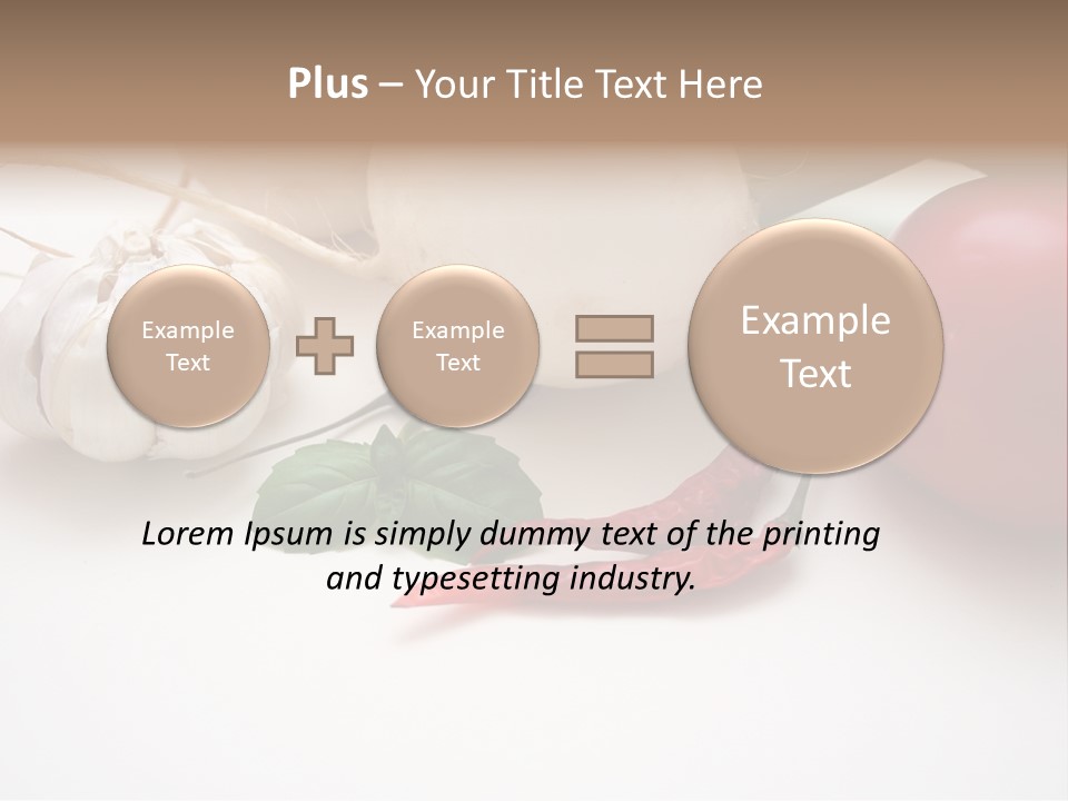 Chilies Basilikum Gew PowerPoint Template