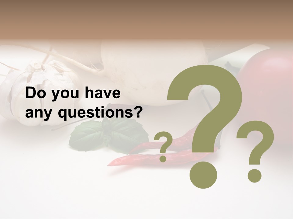 Chilies Basilikum Gew PowerPoint Template