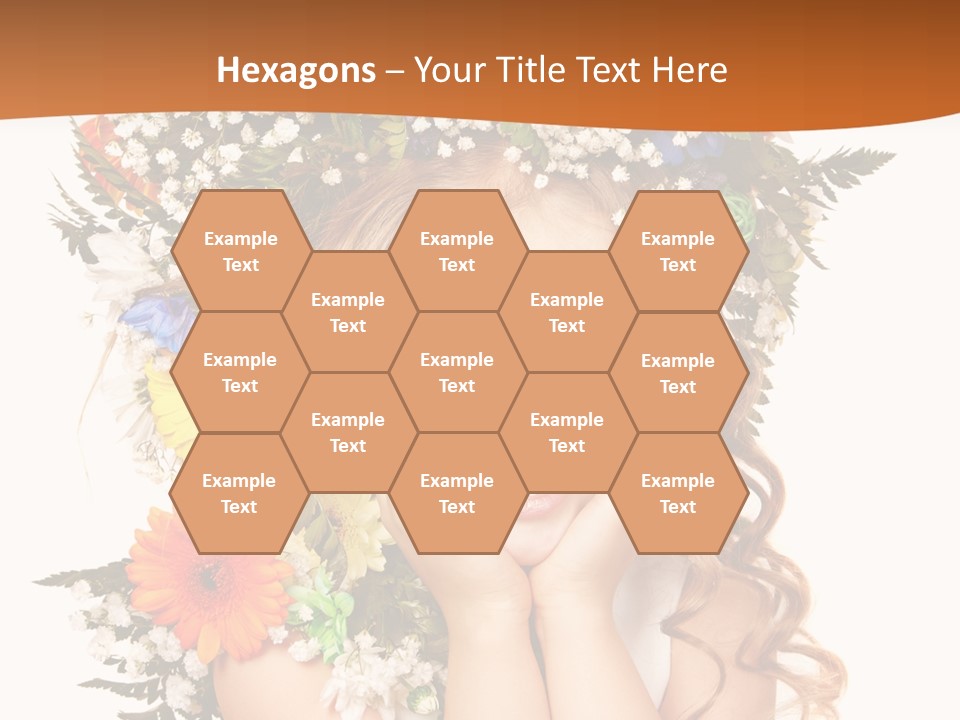 Isolated Beautiful Gerbera PowerPoint Template