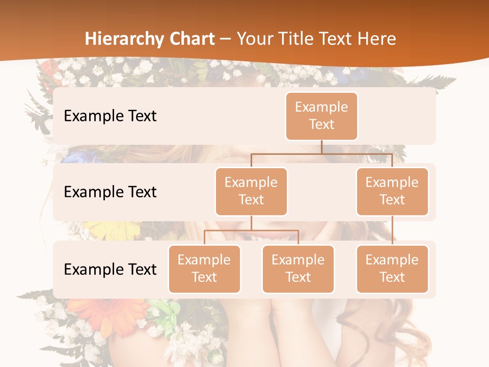 Isolated Beautiful Gerbera PowerPoint Template