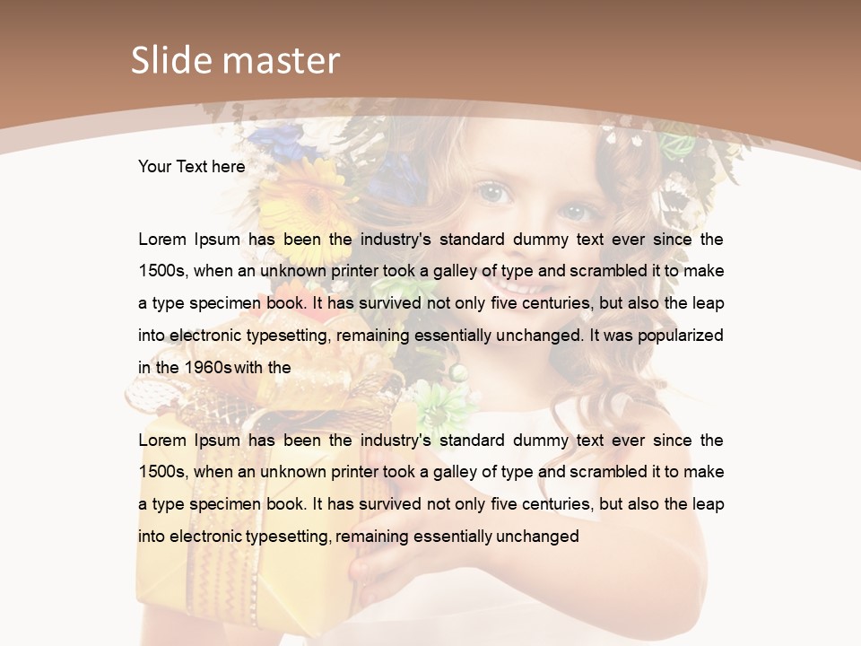 Skincare Attractive Gift PowerPoint Template