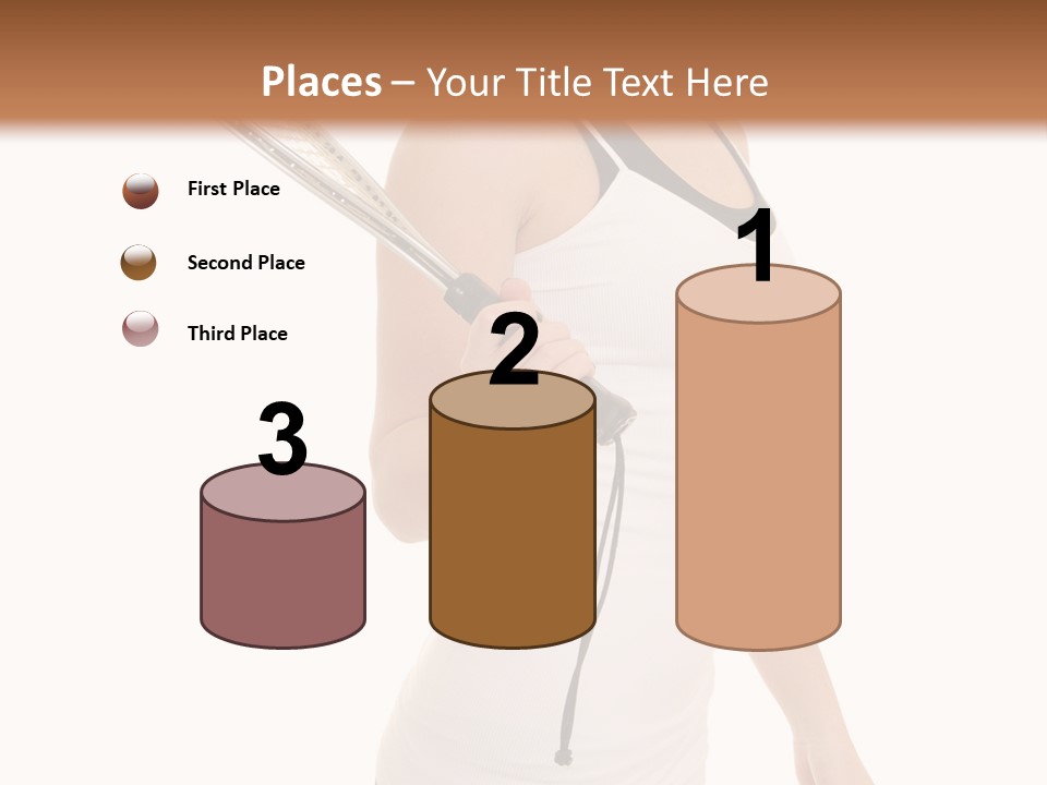 White Fit Stunning PowerPoint Template