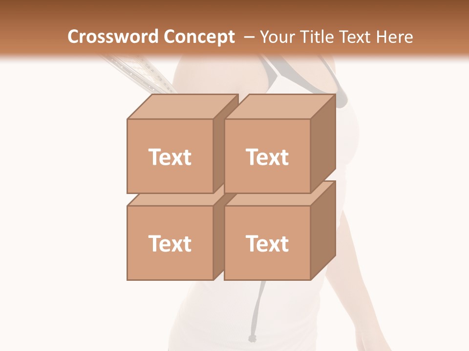 White Fit Stunning PowerPoint Template