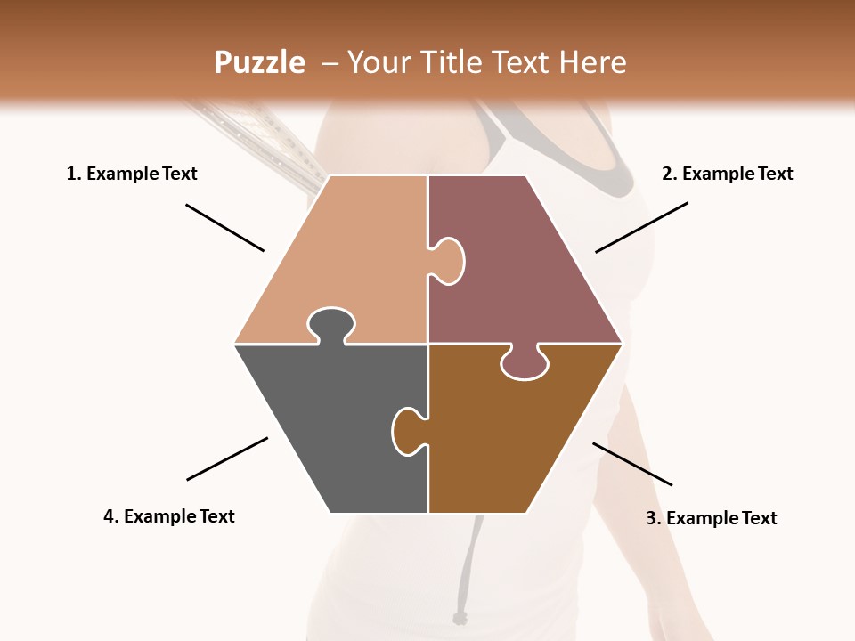 White Fit Stunning PowerPoint Template