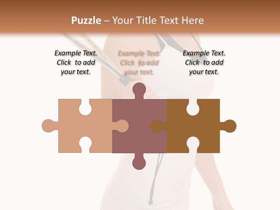 White Fit Stunning PowerPoint Template