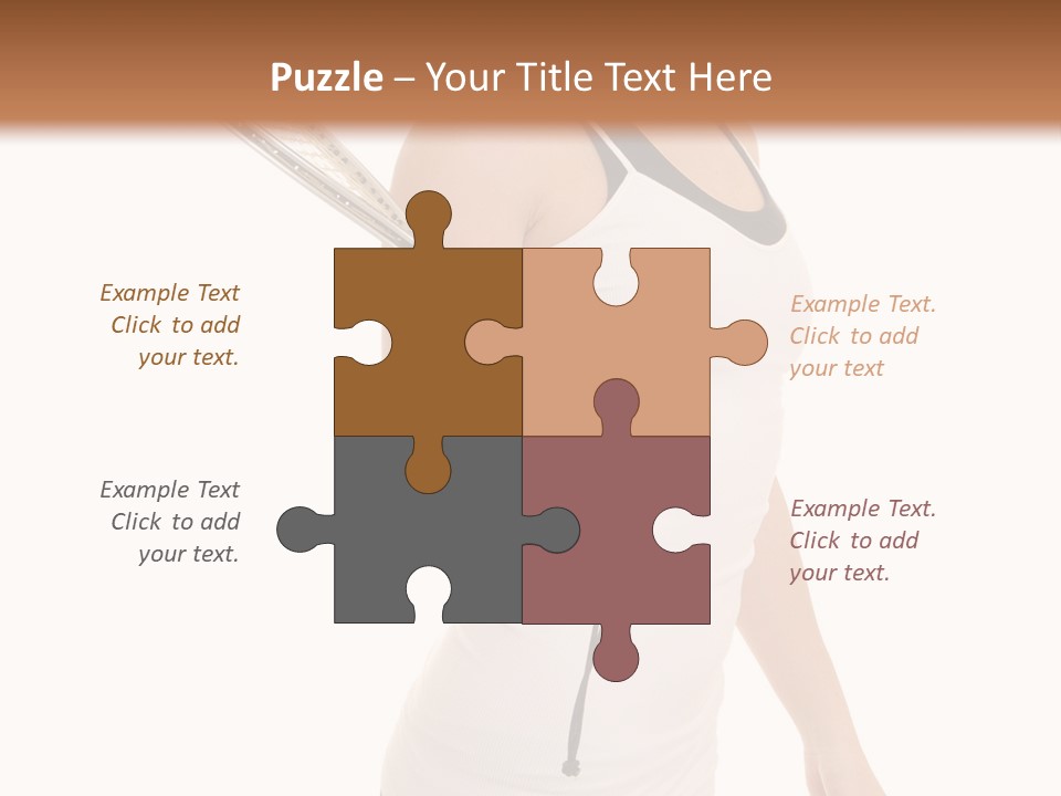 White Fit Stunning PowerPoint Template