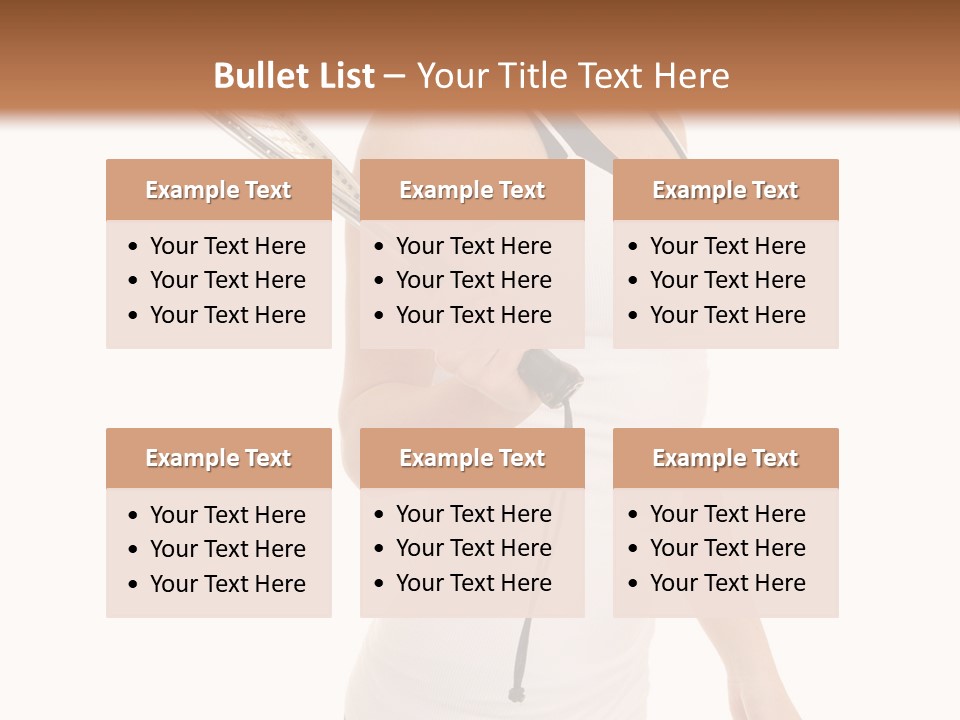 White Fit Stunning PowerPoint Template