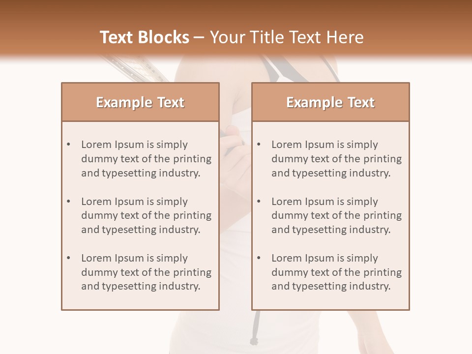 White Fit Stunning PowerPoint Template