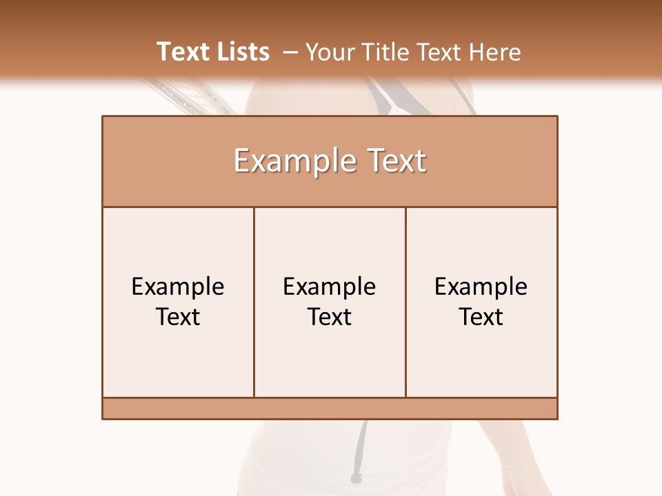 White Fit Stunning PowerPoint Template