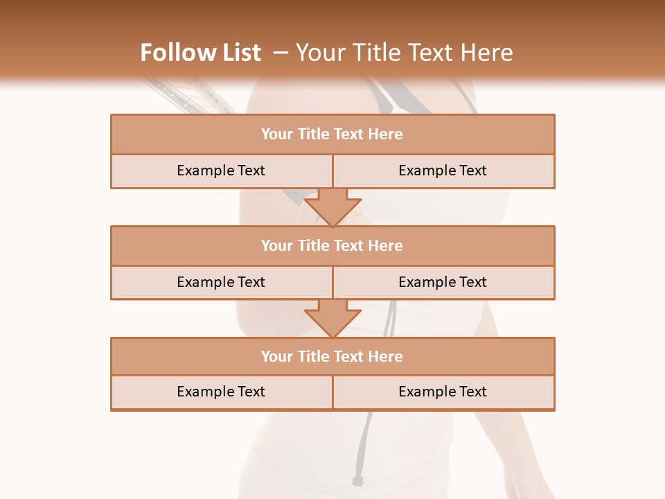White Fit Stunning PowerPoint Template