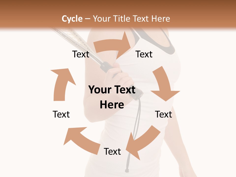 White Fit Stunning PowerPoint Template