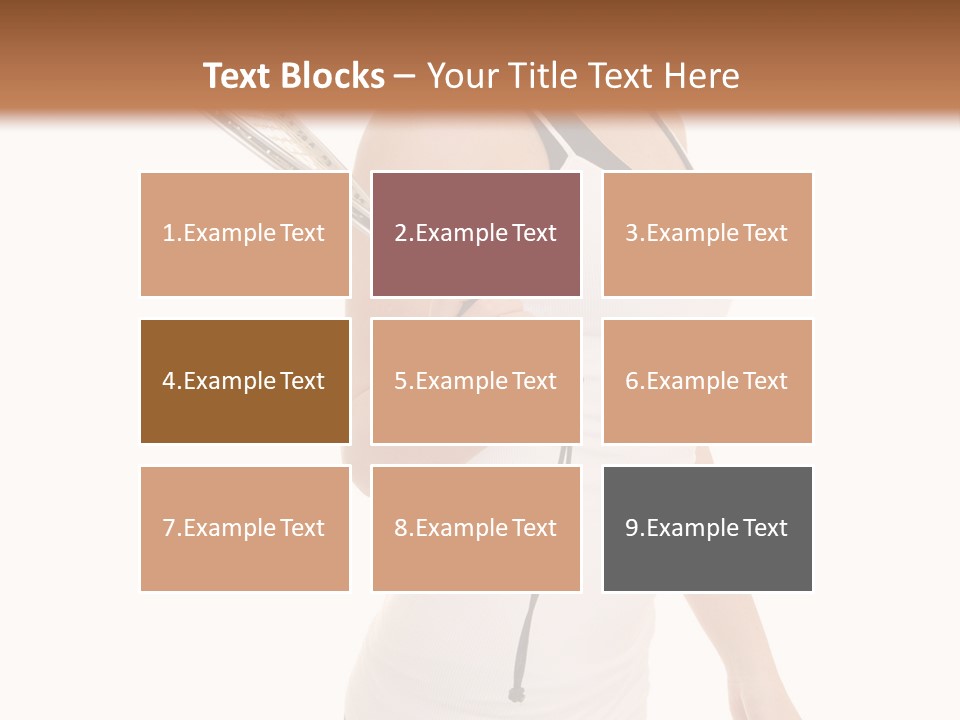 White Fit Stunning PowerPoint Template