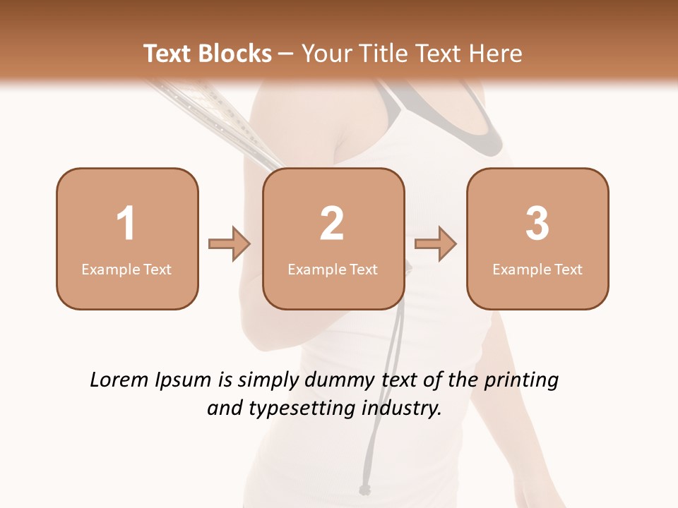 White Fit Stunning PowerPoint Template