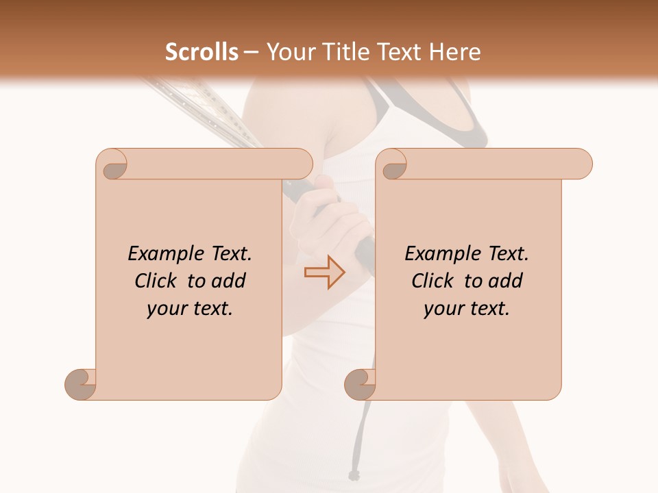 White Fit Stunning PowerPoint Template