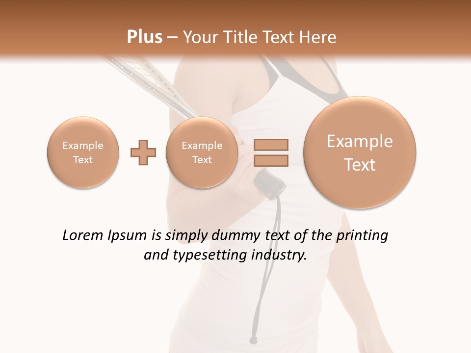 White Fit Stunning PowerPoint Template