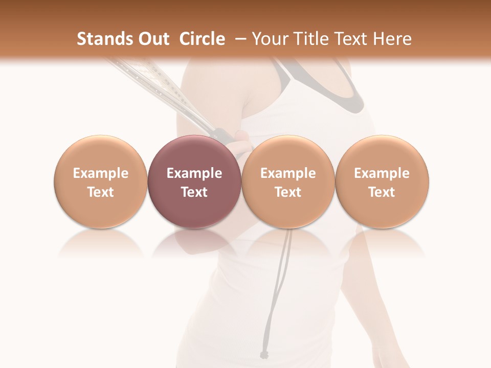 White Fit Stunning PowerPoint Template