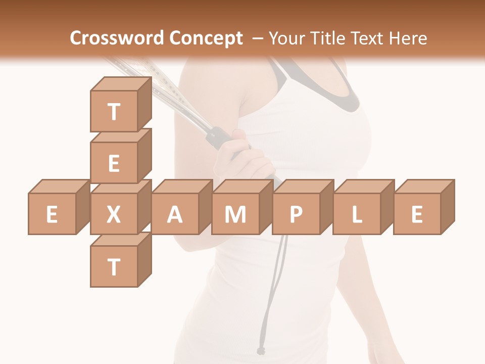 White Fit Stunning PowerPoint Template