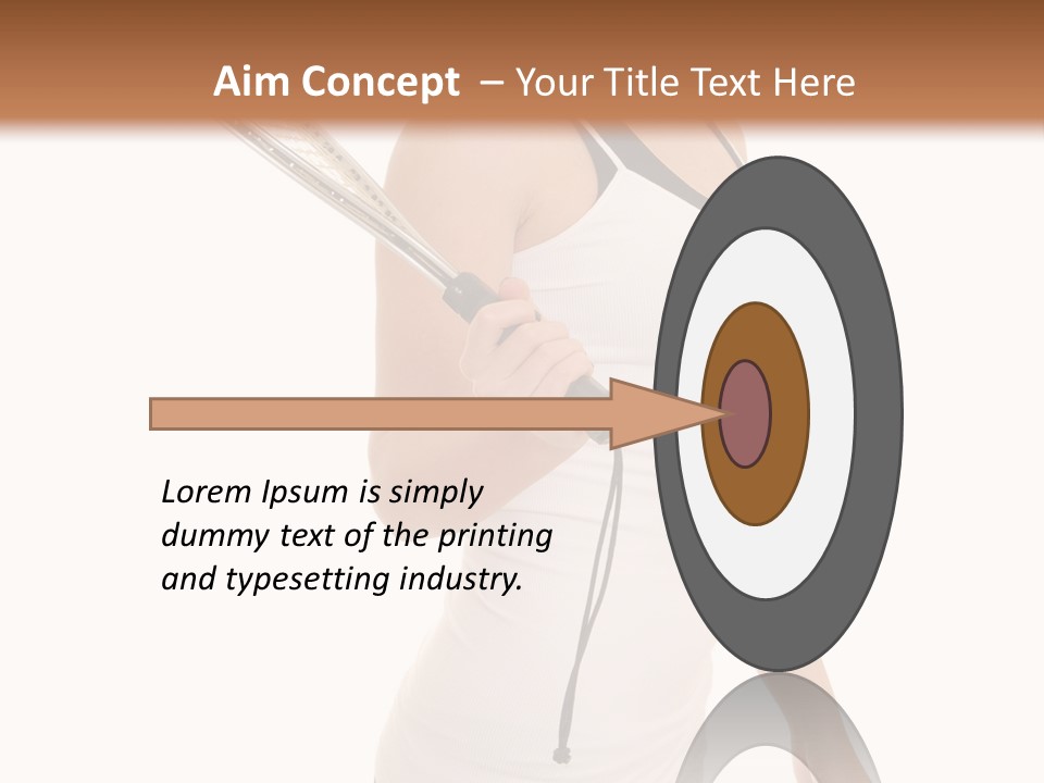 White Fit Stunning PowerPoint Template