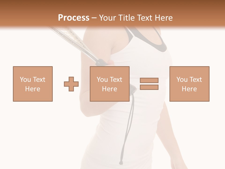 White Fit Stunning PowerPoint Template