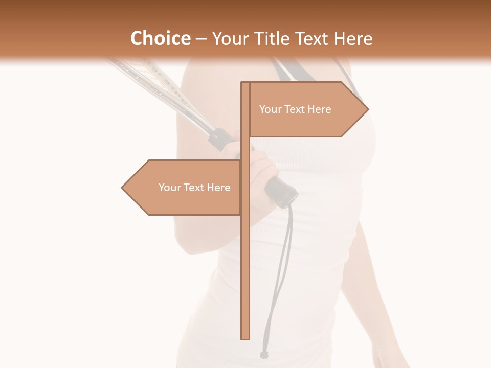 White Fit Stunning PowerPoint Template