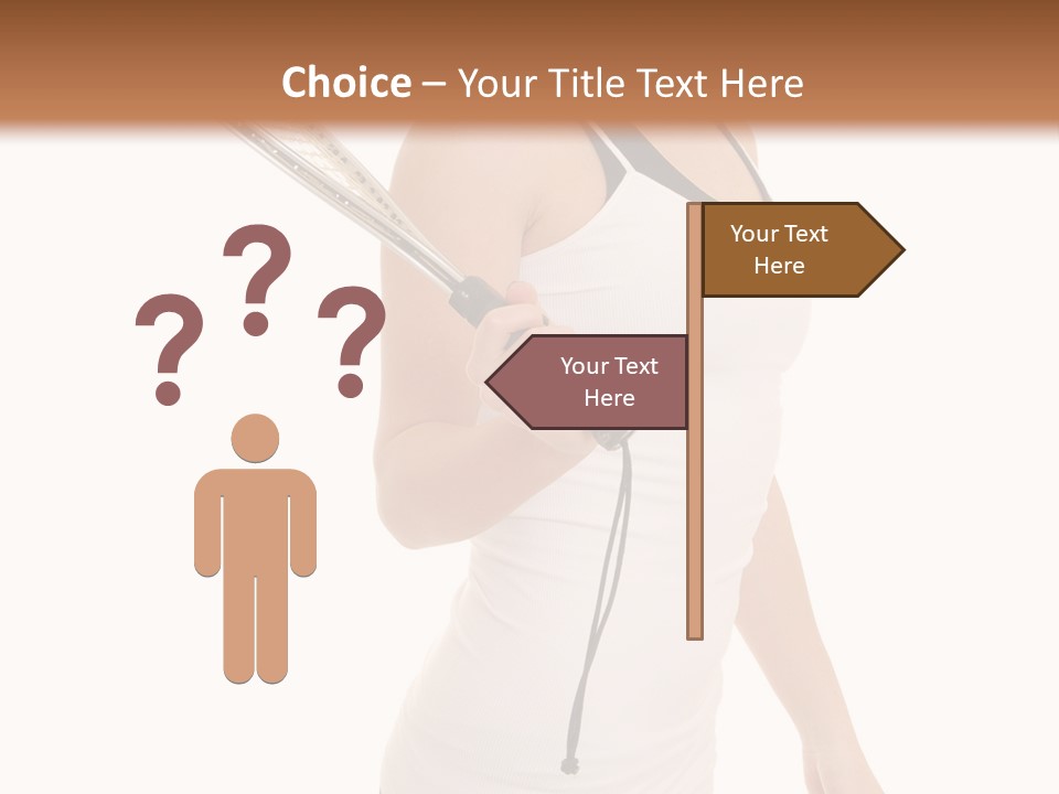 White Fit Stunning PowerPoint Template