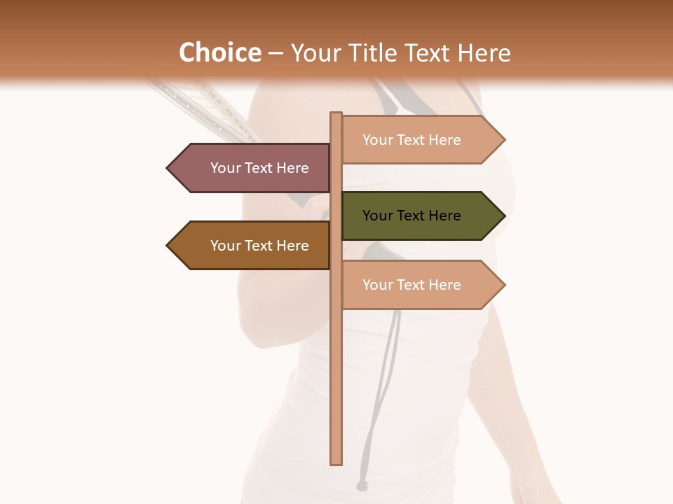 White Fit Stunning PowerPoint Template