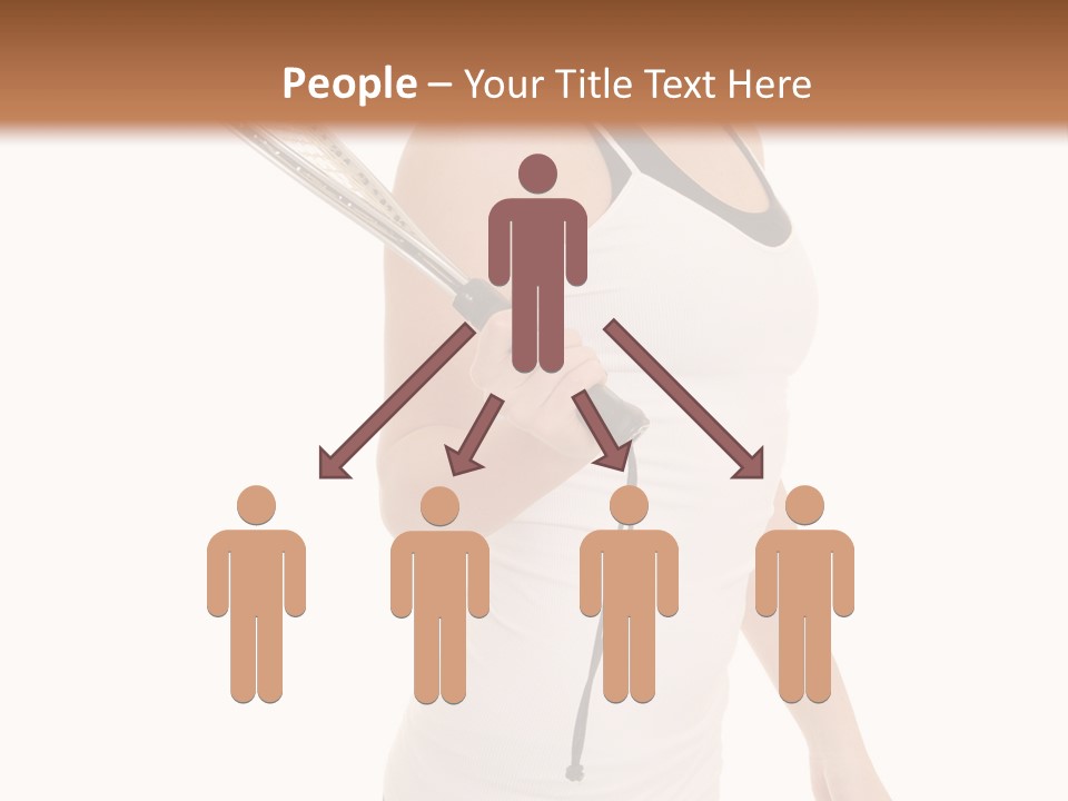 White Fit Stunning PowerPoint Template