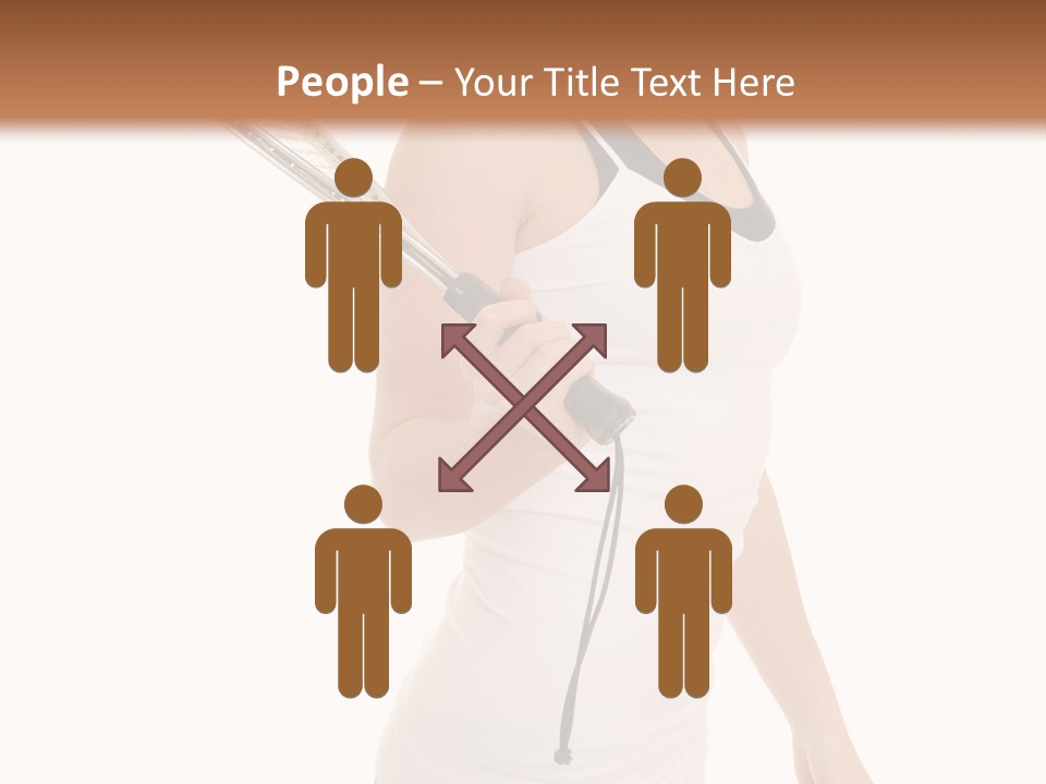 White Fit Stunning PowerPoint Template