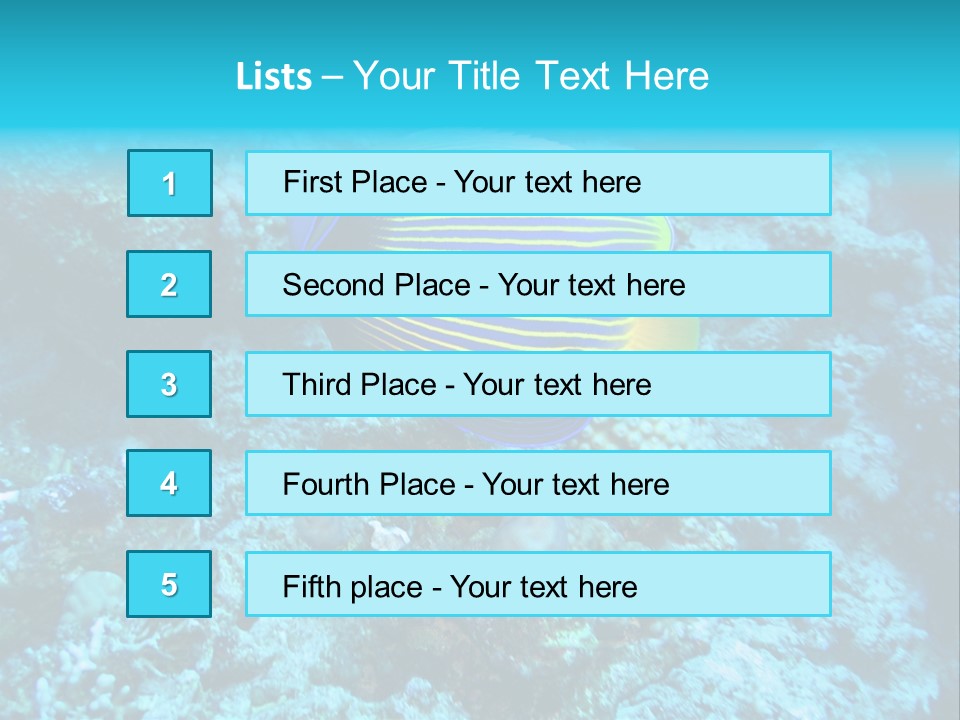 Wildlife Coral Egypt PowerPoint Template