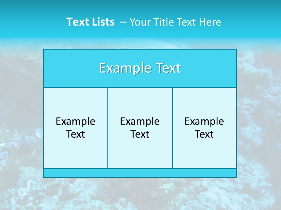 Wildlife Coral Egypt PowerPoint Template