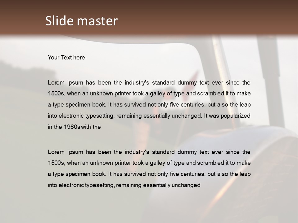 Einlochen Putten Platzreife PowerPoint Template