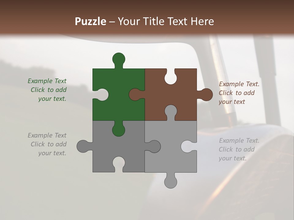 Einlochen Putten Platzreife PowerPoint Template