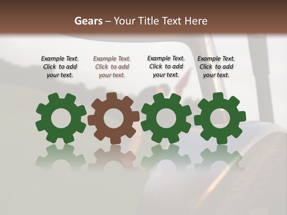 Einlochen Putten Platzreife PowerPoint Template