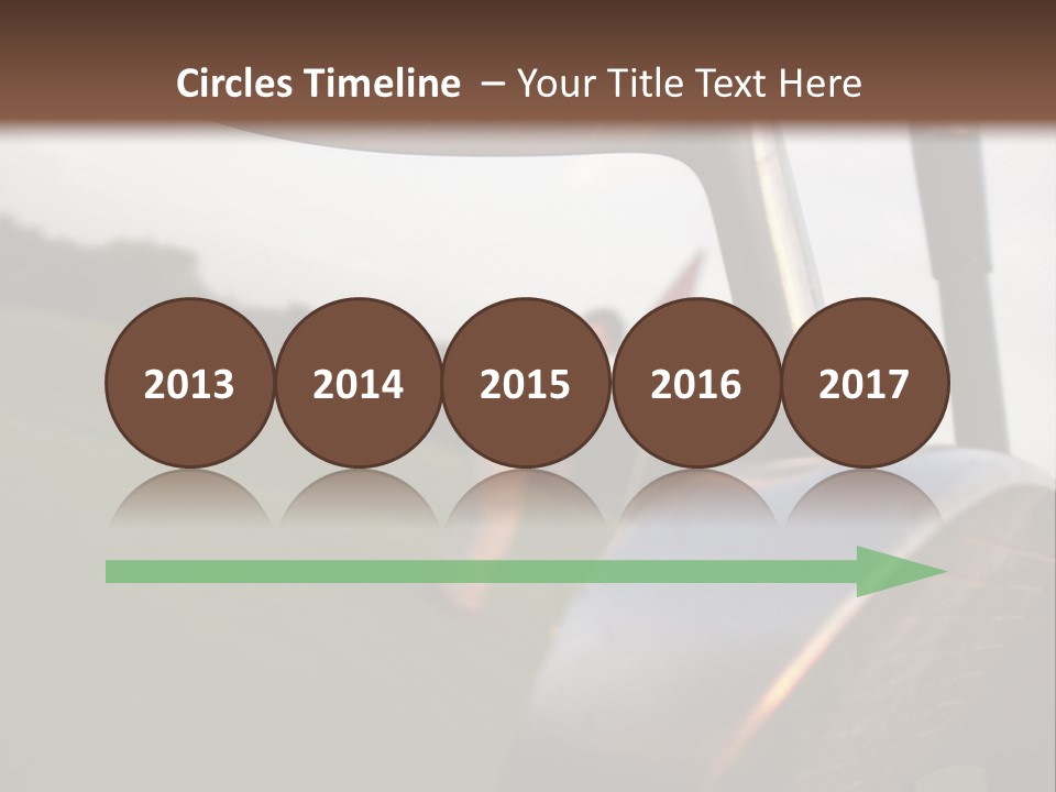 Einlochen Putten Platzreife PowerPoint Template